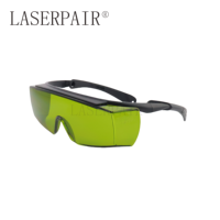 Lunettes de sécurité laser certifiées CE EN207 à haute transmission 450nm 808nm 980nm 1064nm Protection anti-laser avec haute protection