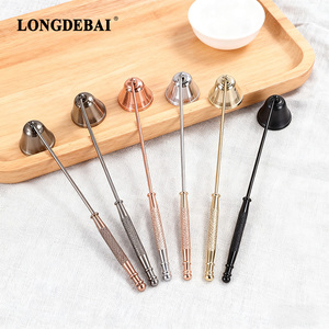 4 in 1 <b>Candle</b> Accessory Set - <b>Candle</b> Wick Trimmer,<b>Candle</b> Snuffer,<b>Candle</b> Wick Dipper & Storage <b>Tray</b> Plate <b>Candle</b> Care Tools - Product Image 5