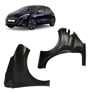 Ricambi Auto AODUN, Pannello Laterale Anteriore in Acciaio, Parafango per <span class=keywords><strong>Peugeot</strong></span> <span class=keywords><strong>208</strong></span> 2012-2018, Nero/Grigio, Garanzia <span class=keywords><strong>1</strong></span> Anno - Product Image 1