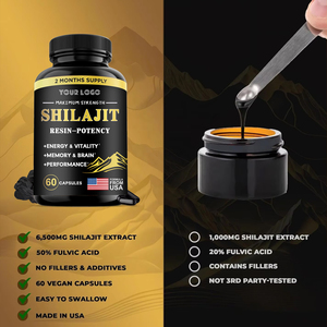 High Potency Extra Strength Shilajit <strong>Capsules</strong> To Boost Energy Performance <strong>Men</strong> Health Shilajit Pill Mineral Supplements - Product Image 3