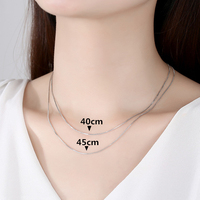 Collier en argent sterling 925 avec plusieurs breloques en forme de serpent, de croix et de boîte, chaîne universelle, accessoires de bijoux DIY, combinaison de charmes, liberté