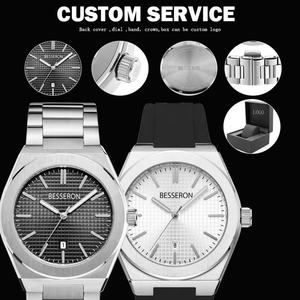 Reloj de Pulsera de Silicona de Estilo Deportivo Personalizado OEM para Hombre, Reloj de Cuarzo con Manecillas Luminosas a Prueba de Agua, Caja de Acero Inoxidable, Estilo Ejecutivo - Product Image 2
