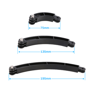 Brazo de Extensión para Casco con Soporte de 3 Vías, Palo Curvo para Selfies, Compatible con <span class=keywords><strong>GoPro</strong></span> Go <span class=keywords><strong>Pro</strong></span> 11 10 9 <span class=keywords><strong>8</strong></span> 7 SJCAM Xiaomi Yi 4K DJI, Accesorios para Cámaras - Product Image 5