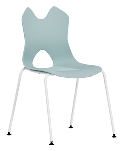 Ekintop Design moderno studente universitario sedia PP plastica scuola universitaria sedia di formazione durevole sedie con blocco di scrittura - Product Image 1