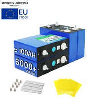 Cellule de batterie prismatique LiFePO4 de qualité A 3,2 V 100 Ah 200 Ah 280 Ah en stock UE pour stockage d'énergie domestique (ESS)