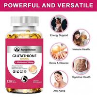 Gélules de L-glutathion végétaliennes, sans OGM, sans gluten, à base de plantes, pour le soutien immunitaire (vente en gros)