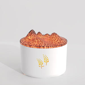 Humidificateur à flamme YX-1500 800 ml, diffuseur d'arômes USB, mini veilleuse blanche pour usage domestique - Product Image 5