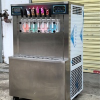 Machine à glace molle commerciale multifonction pour la préparation de yogourts glacés, de coupes d'açaï, de milkshakes, de granités et de cocktails glacés