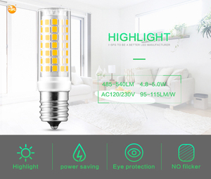 E17 AC120V230V bombilla LED lámpara de maíz reemplazar las luces halógenas <span class=keywords><strong>no</strong></span> regulable Spot blanco cálido de luz de bulbo - Product Image 5