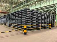 Barre carrée en acier au carbone laminé à chaud 3sp pour la production de fil d'armature et de barres d'acier, norme ASTM, longueur 6000