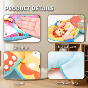 Coussin d'éveil en forme de U pour bébé de 0 à 24 mois, thème animal, pour l'apprentissage de <span class=keywords><strong>la</strong></span> position sur le ventre et le soutien de <span class=keywords><strong>la</strong></span> tête - Product Image 6