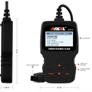 एडेल 310 ओड <span class=keywords><strong>2</strong></span> स्कैनर क्लासिक यूनिवर्सल कार इंजन विश्लेषक गलती कोड पढ़ने के लिए नैदानिक उपकरण कर सकता है - Product Image 5