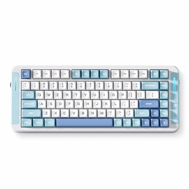 MCHOSE Customized Mechanical Keyboard X75V2 Three-mode Gasket Structure Full-key Hot-plug Keyboard