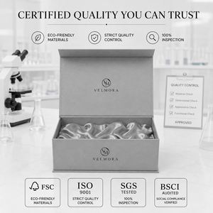 Boîtes en papier rigides, boîte cadeau pliable magnétique, emballage de luxe, logo personnalisé, fermeture pour emballage de parfum, montre, bijoux - Product Image 4