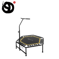 Sundow Mini trampoline de fitness de 40 pouces au design unique avec poignée