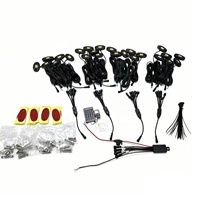 Kit d'éclairage LED pour cales de roue, 24 LED (16 ou 24 modules), blanc pur, pour camion, Jeep, SUV, VTT, UTV, tout-terrain