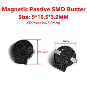 Mini zumbador SMD de 9mm CA 2731Hz, alarma de Audio Universal con sonoridad de 85dB, 3 voltios, alarmas magnéticas pasivas, zumbadores, sirenas - Product Image 2