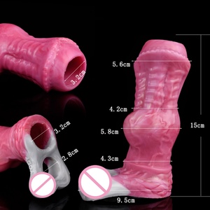 Extensor de Pene Reutilizable al por Mayor, Funda de Pene Realista de Silicona Suave, Juguete Sexual Masculino para Agrandamiento del Pene - Product Image 3