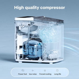 Factory Portable Automatic Mini <b>Ice</b> <b>Maker</b> Machine Home Use 12kg/day Capacity <b>Ice</b> Shape Bottled Water Input - Product Image 5