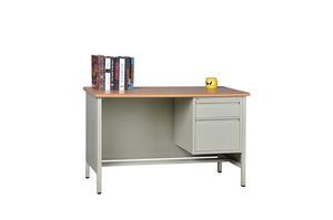Thép văn phòng bảng Bàn Kim Loại máy tính bảng bàn điều hành với ngăn kéo - Product Image 2