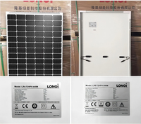 Modules de projet de production d'énergie photovoltaïque. Longi Hi-MO 7 LR5-72 HGD 560-590M Panneaux solaires durables bifaciaux de qualité A + authentique
