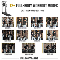 Système de musculation multifonctionnel pour salle de sport, avec poulies réglables, pour centre de fitness commercial, certifié CE