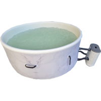 Baignoire de glace portable Baignoire de glace gonflable Baignoire de refroidissement Bain froid Adultes Baignoire de récupération de bain de glace pour trempage