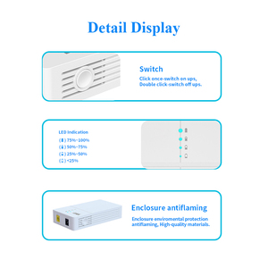 WGP 24W Mini <span class=keywords><strong>UPS</strong></span> <span class=keywords><strong>12V</strong></span> 2A Fonte de Alimentação Ininterrupta com Bateria de Lítio 18650 de 7800mAh para Roteador WiFi, Modem e Câmera - Product Image 5