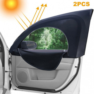 Parasoles Laterales para Ventanas de Auto, de Nailon Elástico, Protección Solar para Bebés y Niños, Cubierta de Longitud Máxima - Product Image 3
