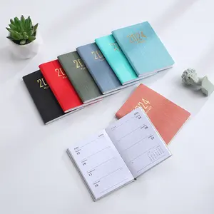 ready to ship 2024 English Agenda book a7 Daily planner Notebook