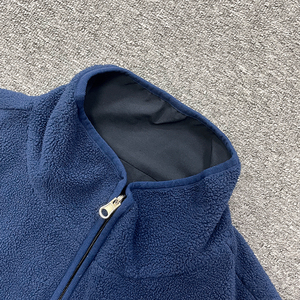 Vestes pour hommes doublées de polaire double face, logo personnalisé, coupe-vent, chaudes, décontractées, sans manches, pour l'extérieur - Product Image 5