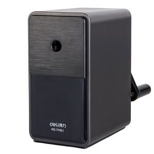 Temperino a Manovella Automatico Deli 71161 Nero, Regolabile a 7 Velocità, Set da 36 Pezzi <span class=keywords><strong>per</strong></span> Cartone, Ideale <span class=keywords><strong>per</strong></span> Studenti d'Arte - Product Image 1