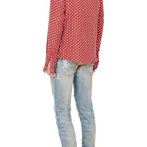 Jean skinny déchiré et délavé effet peinture, dernière collection 2019, grande taille, pour homme, de marque de mode, vente en gros - Product Image 5