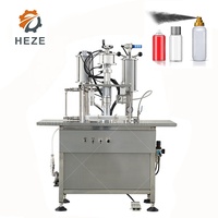 Déodorant semi-automatique 3 en 1 équipement de machine de remplissage d'aérosol tel que Nivea