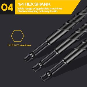 Mũi Khoan Đa Năng Cán Tam Giác Fryic Cho Gạch Men, Thủy Tinh, Tường Gạch, Mũi Khoan Lỗ Kim Cương Gỗ - Product Image 5