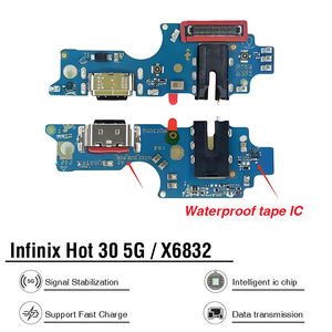 Pièces de rechange pour téléphones mobiles : Câble flexible de charge, connecteur de dock, carte de connectivité pour Tecno <span class=keywords><strong>Infinix</strong></span> Hot30 Play X6835 - Product Image 3
