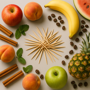 Tusuk Gigi Rasa Blueberry Ekstra Tebal, Alternatif Alami Berhenti Merokok, Pendukung Pembersihan Paru-Paru, Bebas Nikotin, Vegan Kosher - Product Image 3