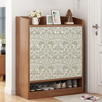 Pochoir mural à motif floral DIY, grand pochoir mural floral pour la peinture murale, amélioration de la maison, écologique, durable, lavable, en PET