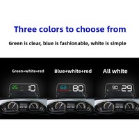 Affichage tête haute LED OBD2 C500 pour tableau de bord de voiture - Ordinateur de bord portable haute définition