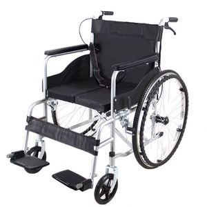Sedia a rotelle manuale medica con sedia a rotelle pieghevole con capelli diretti in fabbrica - Product Image 1