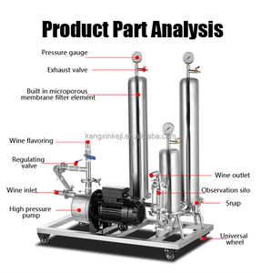 Bán Máy Túi Vận Hành Một Người Cho Rượu Lọc Rượu Vang Trắng Giá Rẻ - Product Image 3