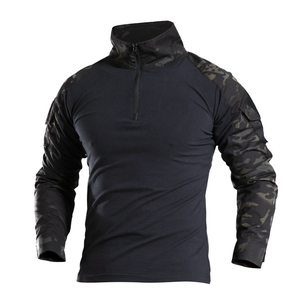 Camiseta Polo de Manga Larga para Hombre, Estilo Frogman, Elástica, para Entrenamiento, Táctica y de Servicio - Product Image 5
