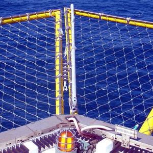 Factory-Direct H&F HF-CLF003 <b>Chain</b> Link Fence SS316 Helideck Perimeter Wire Mesh Safety Net Drop Safety <b>Rope</b> Nets Galvanized - Product Image 4