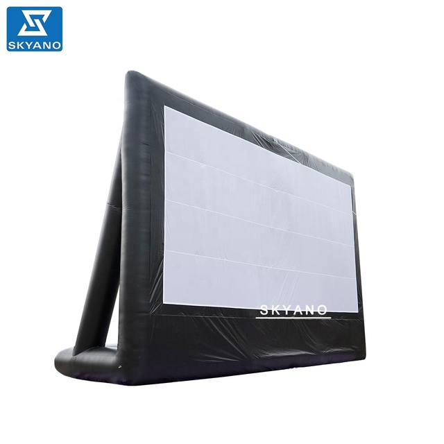 Giant Size 17.5m(57ft)  Inflatable Movie Screen Inflatable Projector Screen Outdoor Movable Movie Screen