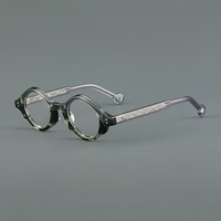 Vente en gros de lunettes tendance, lunettes à deux couleurs, anti-lumière bleue, monture optique, lunettes en acétate pour femmes