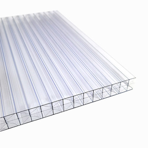 Trong suốt mờ 12mm nhựa rỗng <span class=keywords><strong>Polycarbonate</strong></span> tấm Tường cho văn phòng trang trí - Product Image 1