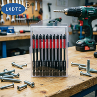 Embouts Phillips PH2 robustes LXD, 90 mm, boîte de 10 pièces, antidérapants, en acier allié S2, résistants à la corrosion, pointe magnétique OEM pour perceuses électriques