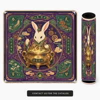 Plateau de table de mahjong antidérapant de qualité supérieure, style illustration tendance nationale personnalisée, avec sac de rangement, idéal pour un cadeau de vacances
