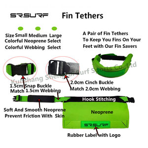 Boyboard Fin Tethers Fin Savers pour la plongée <span class=keywords><strong>Bodyboard</strong></span> Swimming-Manchette et sangle réglables pour le soutien de la cheville - Product Image 6