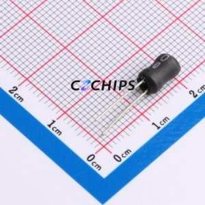 Inductor de Anillo de Color XR4*6-101K-L / Componente de Orificio Pasante (THT), D4xL6mm 100uH 10% 250mA 1Ohm - Product Image 1